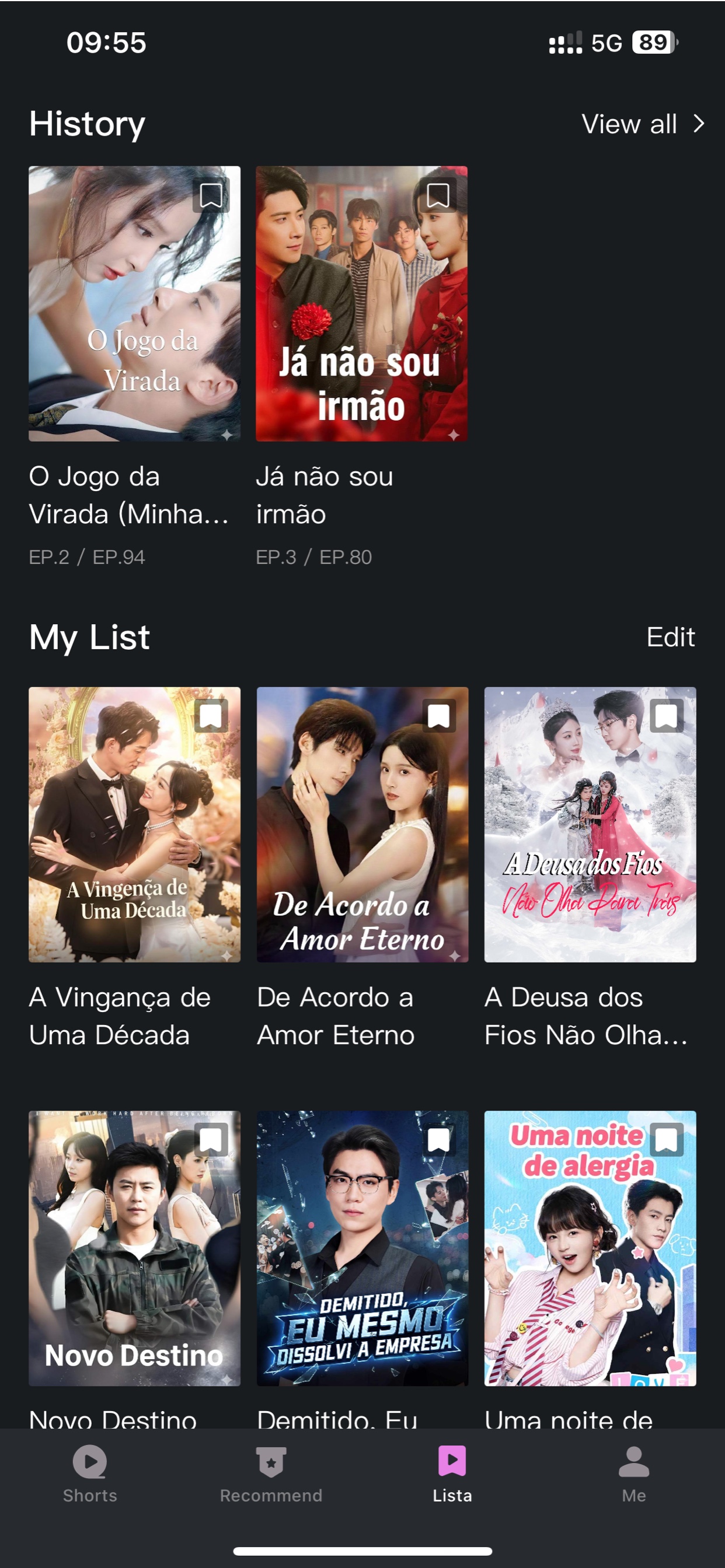 Choose a drama episode to watch